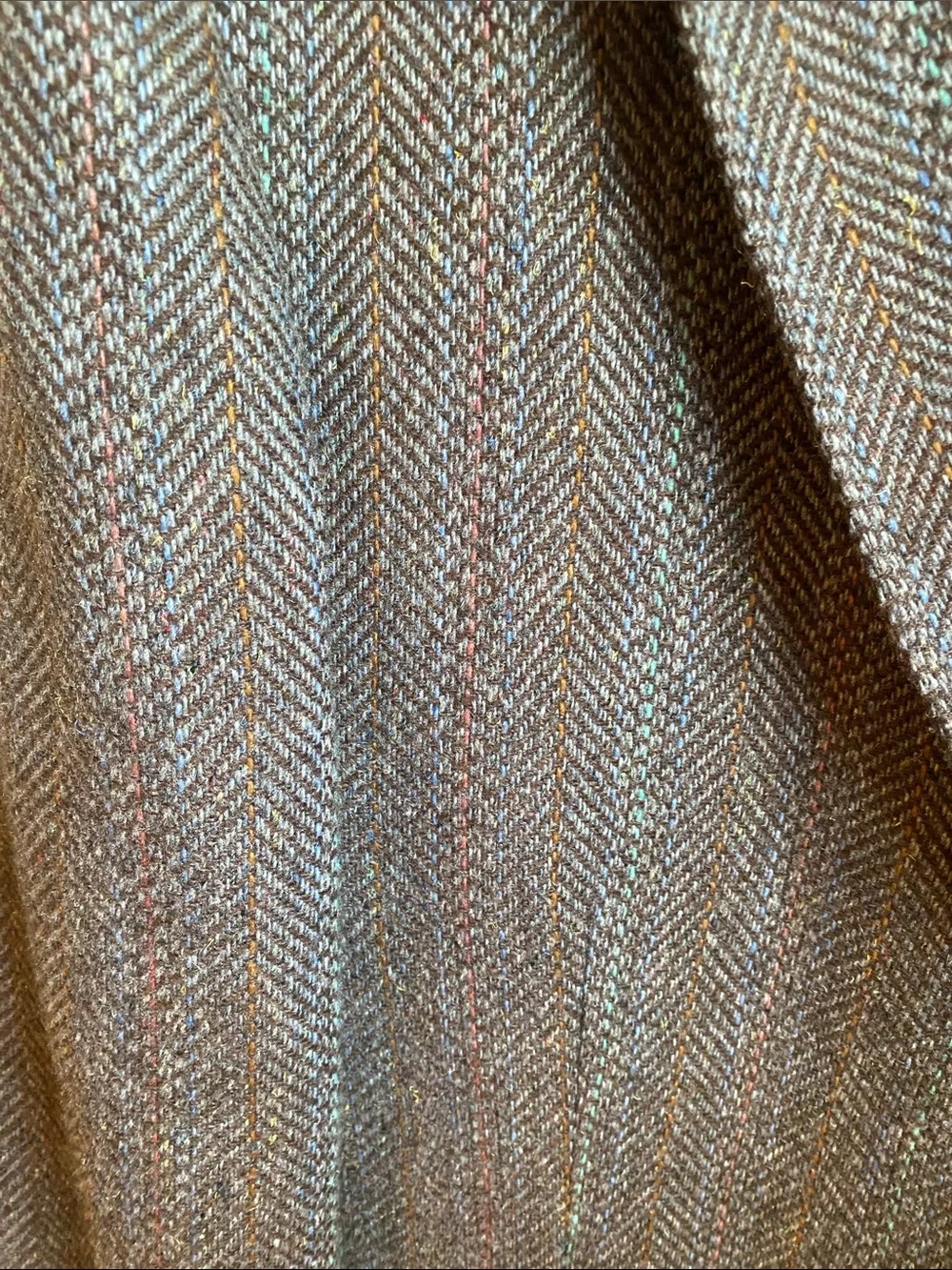Vintage Austin Manor Multi-Color Brown Blazer, chest 23”